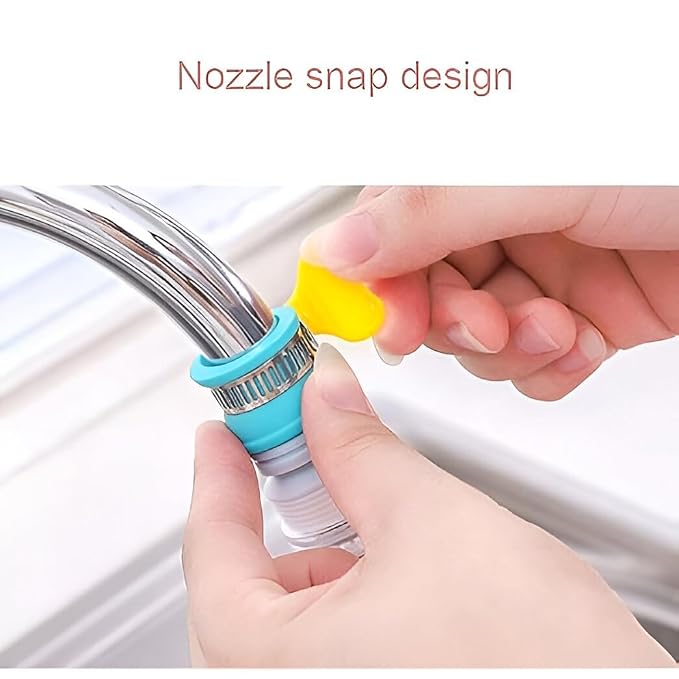 Kitchen Tap Extension with Flexible Rotatable Nozzle (Pack of 2)