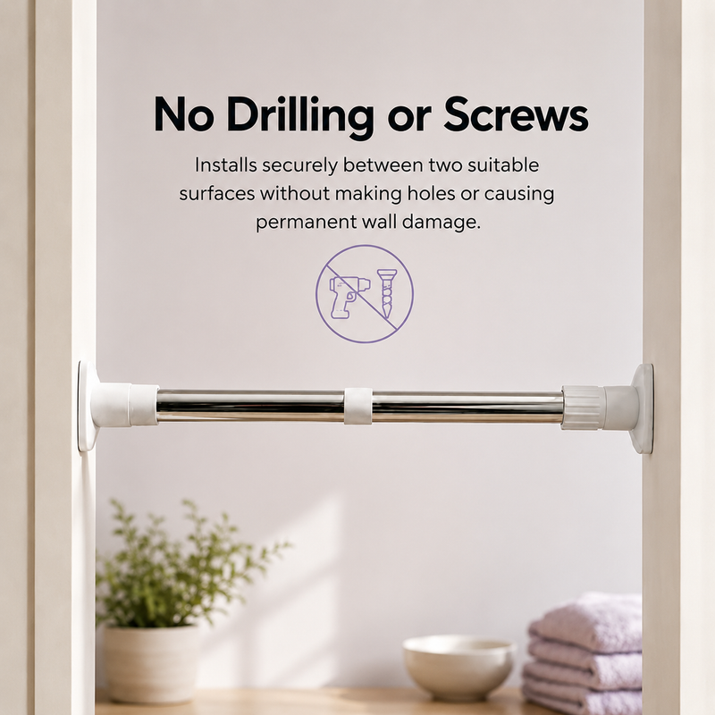No Drilling or Screws