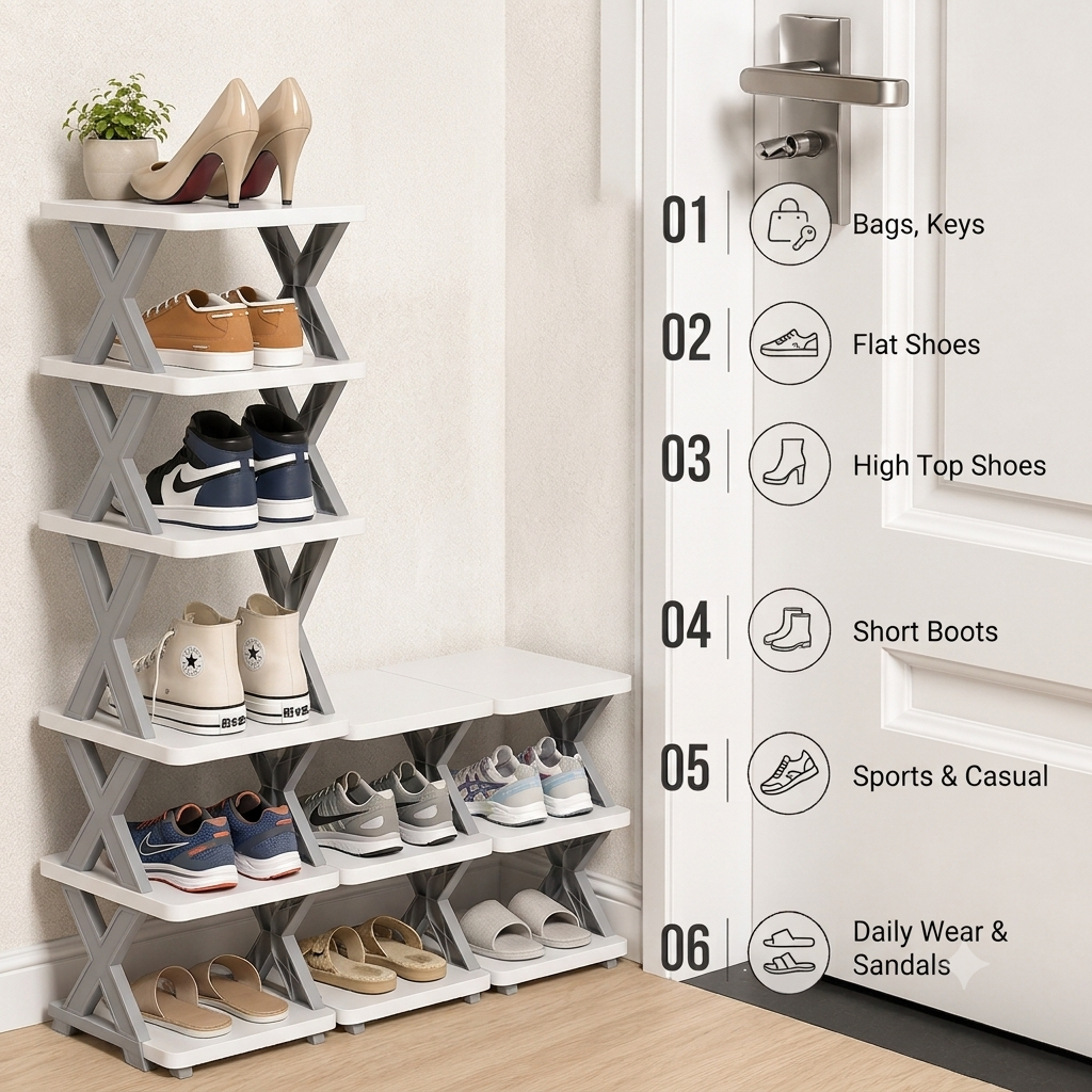 VortexStore™Foldable Shoe Stand Organizer