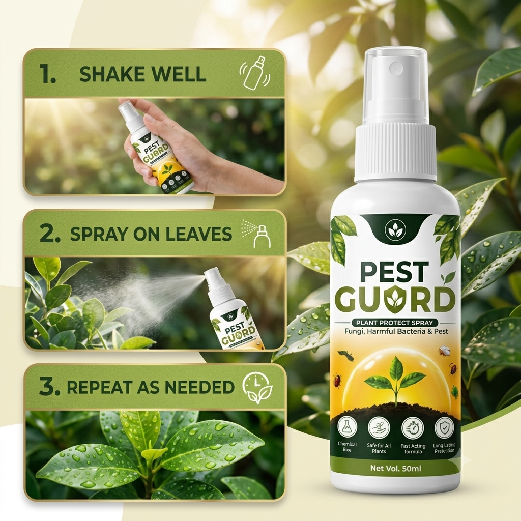 PEST GUARD  PLANT PROTECT Spray 50Ml Each (Pack of 3 )