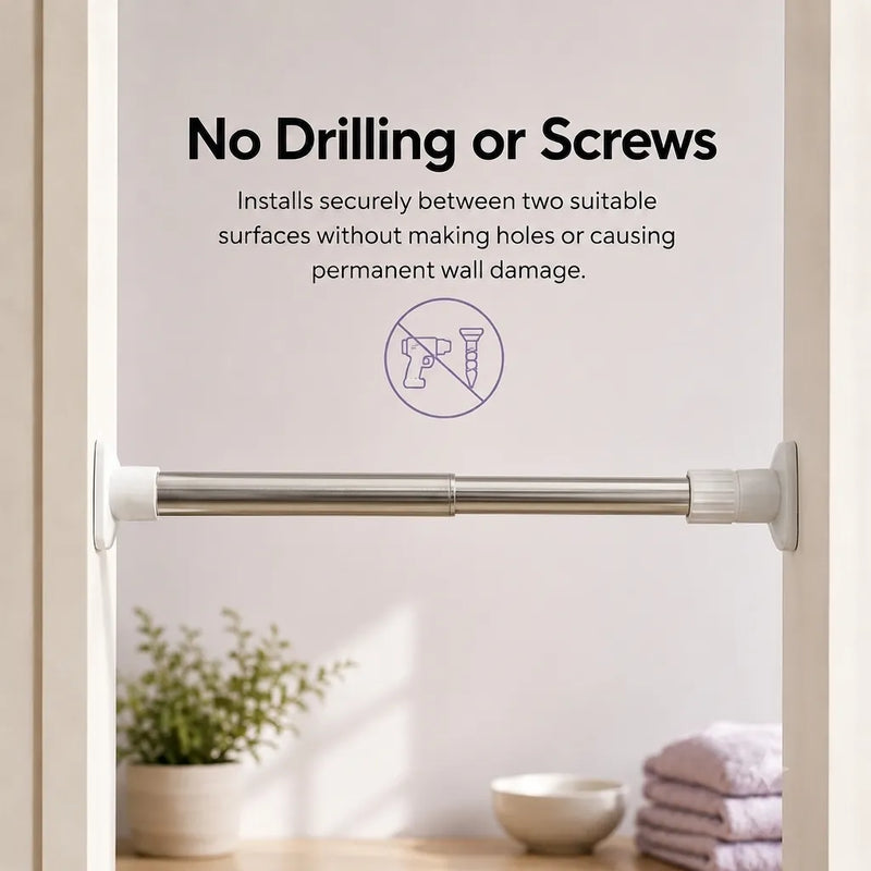 No Drilling or Screws