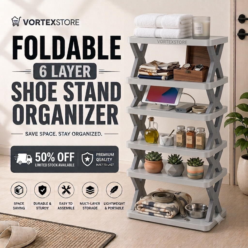 VortexStore™Foldable Shoe Stand Organizer