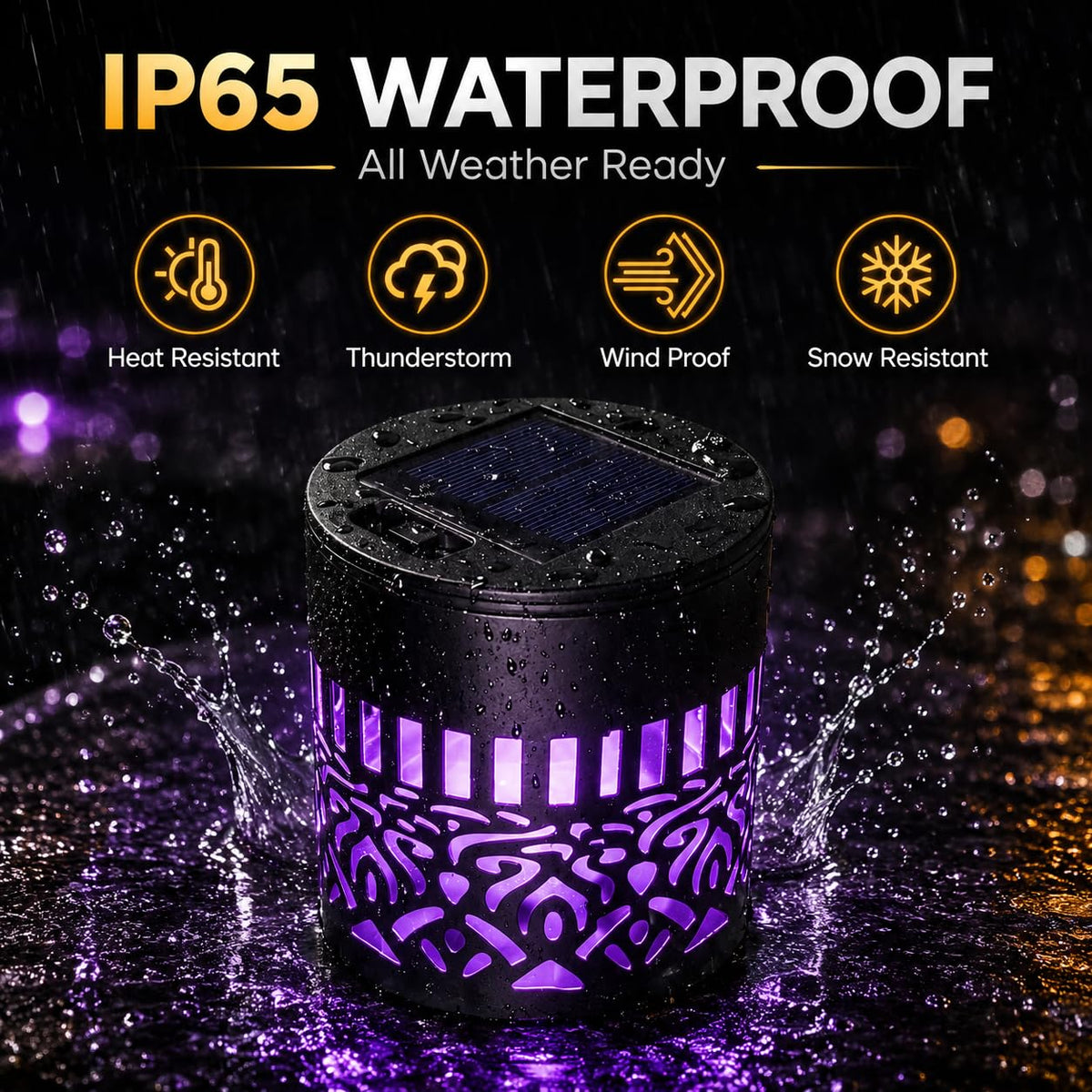 7 Color Changing LED Outdoor Projector Lamp