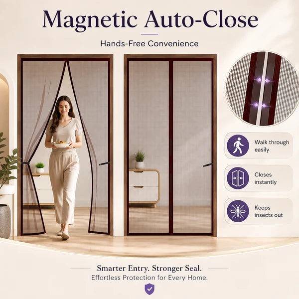 Vortexstore™ Auto-Close Magnetic Door Shield